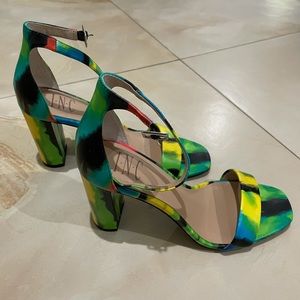 INC Mutlicolor Sandal Heels Size 6
